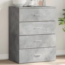   vidaXL betonszürke szerelt fa tálalószekrény 60 x 39 x 80 cm