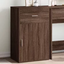   vidaXL barna tölgy színű szerelt fa tárolószekrény 56,5 x 39 x 90 cm