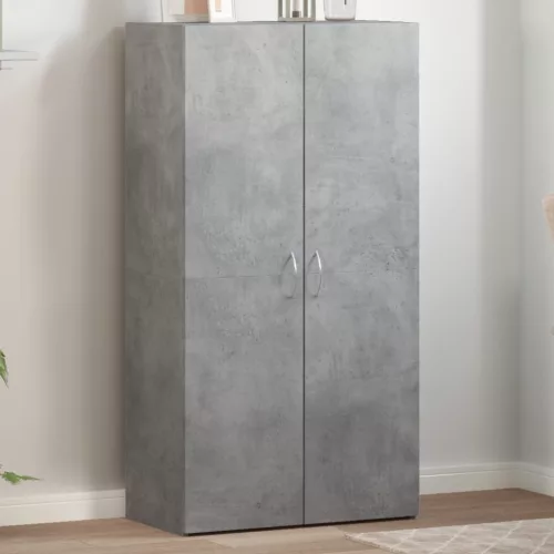 vidaXL betonszürke szerelt fa irattartó szekrény 60 x 32 x 115 cm