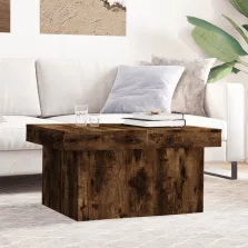   vidaXL füstös tölgy színű szerelt fa dohányzóasztal 80 x 55 x 40 cm