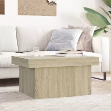   vidaXL sonoma tölgy színű szerelt fa dohányzóasztal 100x55x40 cm