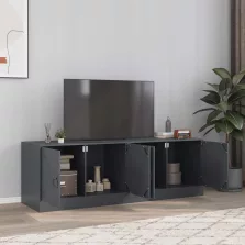  vidaXL 2 db antracitszürke acél éjjeliszekrény 67 x 39 x 44 cm