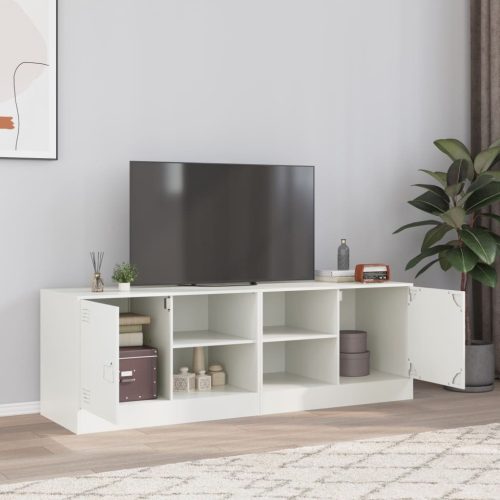 vidaXL 2 db fehér acél TV-szekrény 67 x 39 x 44 cm