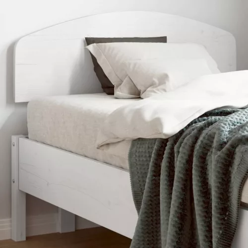 vidaXL fehér tömör fenyőfa fejtámla 75 cm