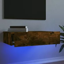   vidaXL sonoma tölgyszínű TV-szekrény LED-lámpákkal 60x35x15,5 cm