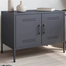 vidaXL antracitszürke acél TV-szekrény 68 x 39 x 50,5 cm