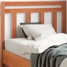 vidaXL viaszbarna tömör fenyőfa fejtámla 100 cm
