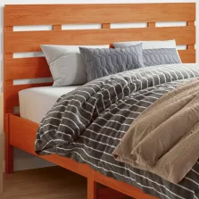 vidaXL viaszbarna tömör fenyőfa fejtámla 150 cm