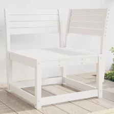   vidaXL fehér tömör fenyőfa kerti sarokkanapé 73 x 73 x 78 cm