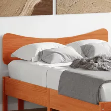 vidaXL viaszbarna tömör fenyőfa fejtámla 120 cm