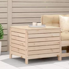   vidaXL tömör fenyőfa kerti lábzsámoly 62 x 63,5 x 53,5 cm