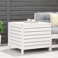   vidaXL fehér tömör fenyőfa kerti lábtartó 62 x 63,5 x 53,5 cm