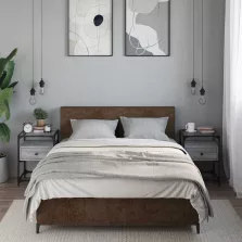   vidaXL 2 db szürke sonoma színű szerelt fa éjjeliszekrény 40x40x55 cm