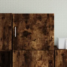   vidaXL füstös tölgy színű szerelt fa faliszekrény 45 x 42,5 x 40 cm