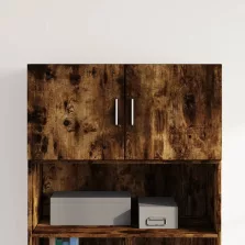   vidaXL füstös tölgy színű szerelt fa faliszekrény 80 x 42,5 x 40 cm
