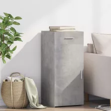   vidaXL betonszürke szerelt fa tálalószekrény 40 x 42,5 x 93 cm