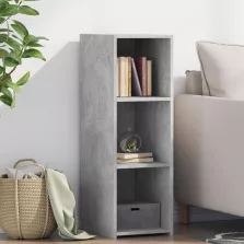   vidaXL betonszürke szerelt fa tálalószekrény 30 x 41 x 93 cm
