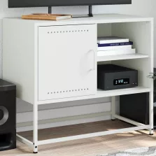 vidaXL fehér acél TV-szekrény 68 x 39 x 60,5 cm