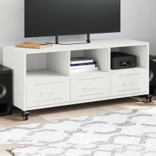 vidaXL fehér acél TV-szekrény 100,5 x 39 x 43,5 cm