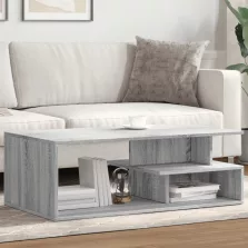   vidaXL szürke sonoma szerelt fa dohányzóasztal 102x55x35 cm