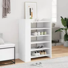 vidaXL fehér szerelt fa cipőszekrény 74,5 x 37,5 x 100 cm