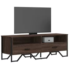   vidaXL barna tölgy színű szerelt fa TV-szekrény 122 x 34 x 41 cm