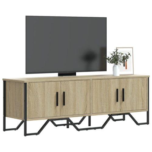 vidaXL sonoma-tölgyszínű szerelt fa TV-szekrény 122 x 34 x 41 cm