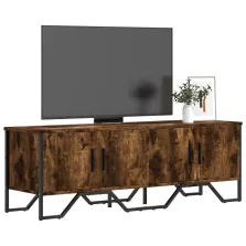   vidaXL füstös tölgy színű szerelt fa TV-szekrény 122 x 34 x 41 cm