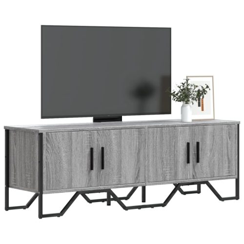 vidaXL szürke sonoma színű szerelt fa TV-szekrény 122 x 34 x 41 cm