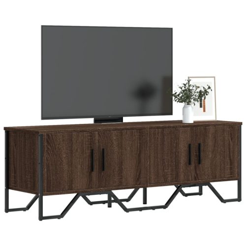 vidaXL barna tölgy színű szerelt fa TV-szekrény 122 x 34 x 41 cm