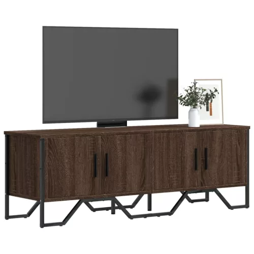 vidaXL barna tölgy színű szerelt fa TV-szekrény 122 x 34 x 41 cm