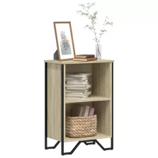   vidaXL sonoma tölgy színű szerelt fa könyvszekrény 50 x 31 x 74,5 cm