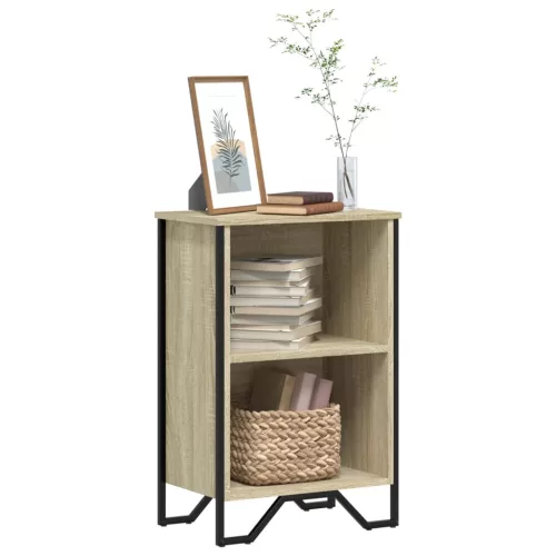 vidaXL sonoma tölgy színű szerelt fa könyvszekrény 50 x 31 x 74,5 cm