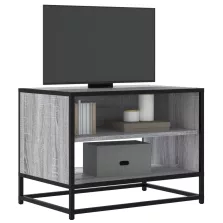   vidaXL szürke sonoma színű szerelt fa és fém TV-szekrény 61x40x46 cm