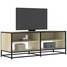   vidaXL sonoma tölgy színű szerelt fa és fém TV-szekrény 120,5x40x46 cm