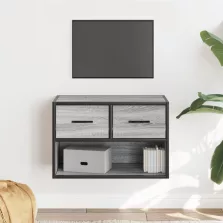   vidaXL szürke sonoma színű szerelt fa TV-szekrény 60 x 31 x 39,5 cm