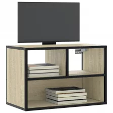   vidaXL sonoma tölgy színű szerelt fa és fém TV-szekrény 60x31x39,5 cm