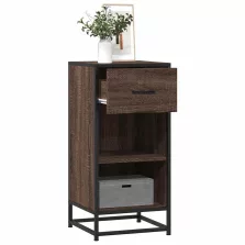   vidaXL barna tölgy színű szerelt fa tálalószekrény 35,5 x 35 x 76 cm