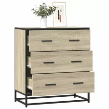   vidaXL sonoma tölgy színű szerelt fa tálalószekrény 68 x 35 x 76 cm