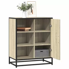 vidaXL komód Sonoma tölgy 62x35x76 cm Gépelt fa