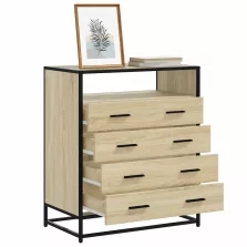   vidaXL sonoma-tölgy színű szerelt fa fiókos szekrény 70x41x83,5 cm