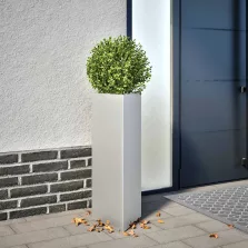   vidaXL 2 db horganyzott acél háromszög alakú kerti ültető 30x26x75 cm