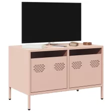   vidaXL rózsaszín hidegen hengerelt acél TV-szekrény 68 x 39 x 43,5 cm