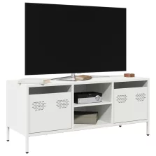   vidaXL fehér hidegen hengerelt acél TV-szekrény 101,5 x 39 x 43,5 cm