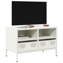   vidaXL fehér hidegen hengerelt acél TV-szekrény 68 x 39 x 43,5 cm