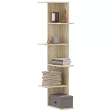   vidaXL sonoma tölgy szerelt fa fali sarokpolc 36,5 x 36,5 x 140 cm