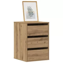   vidaXL kézműves tölgy szerelt fa sarok komód 40 x 41 x 58 cm