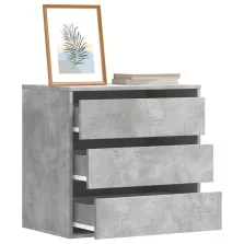   vidaXL betonszürke szerelt fa fiókos sarokszekrény 60 x 41 x 58 cm