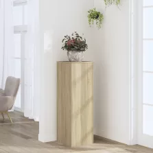   vidaXL sonoma tölgy színű szerelt fa növényállvány 33 x 33 x 100 cm