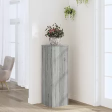   vidaXL szürke sonoma színű szerelt fa növényállvány 33 x 33 x 100 cm